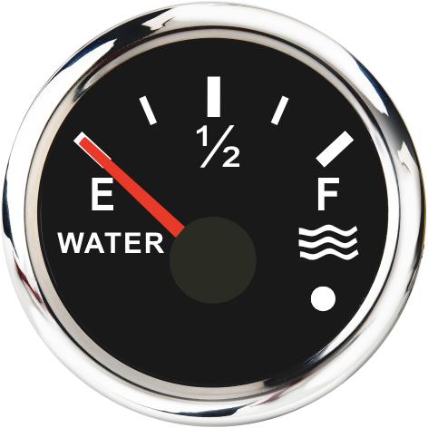 Car Marine Boat Boost Alarm Gauge 2‘’ 52mm Oil Pressure Meter Water Level Fuel Temperature 12V 24V Voltmeter Accessories Meter