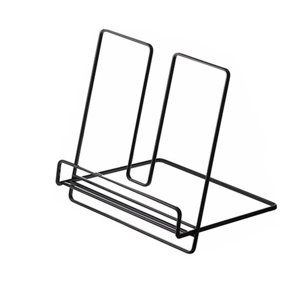 

Simple Folding Magazine Reading Stand Detachable Desktop File Holder Office Decor чёрный