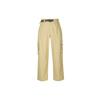 Solid Color Loose Pocket Drawstring Casual Pants Men Bottoms Khaki FV7348-297