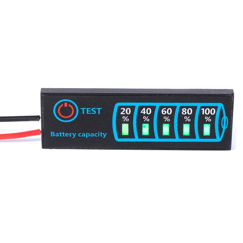 12V24V Lead Acid Battery Level Indicator Tester Lcd Display Meter Module Capacity Voltage Meter