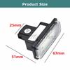High Brightness Number Plate Lamp For Mercedes BENZ S-CLASS W211 C-CLASS W203 W219 SLK R171 LED White License Plate Lights