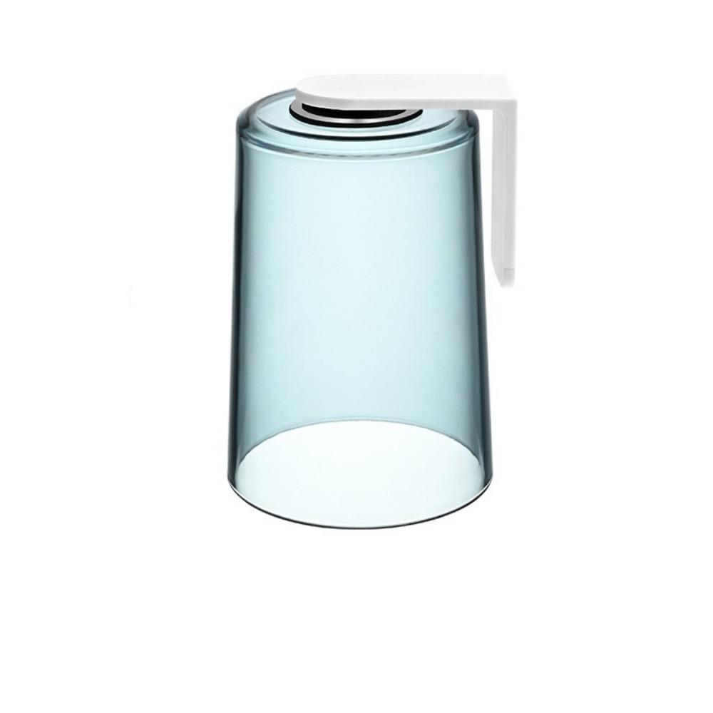 No Drill Toothbrush Cup Magnetic Inverted Toothbrush Holder Shelf Wash Cup Mouthwash Cup  Bathroom