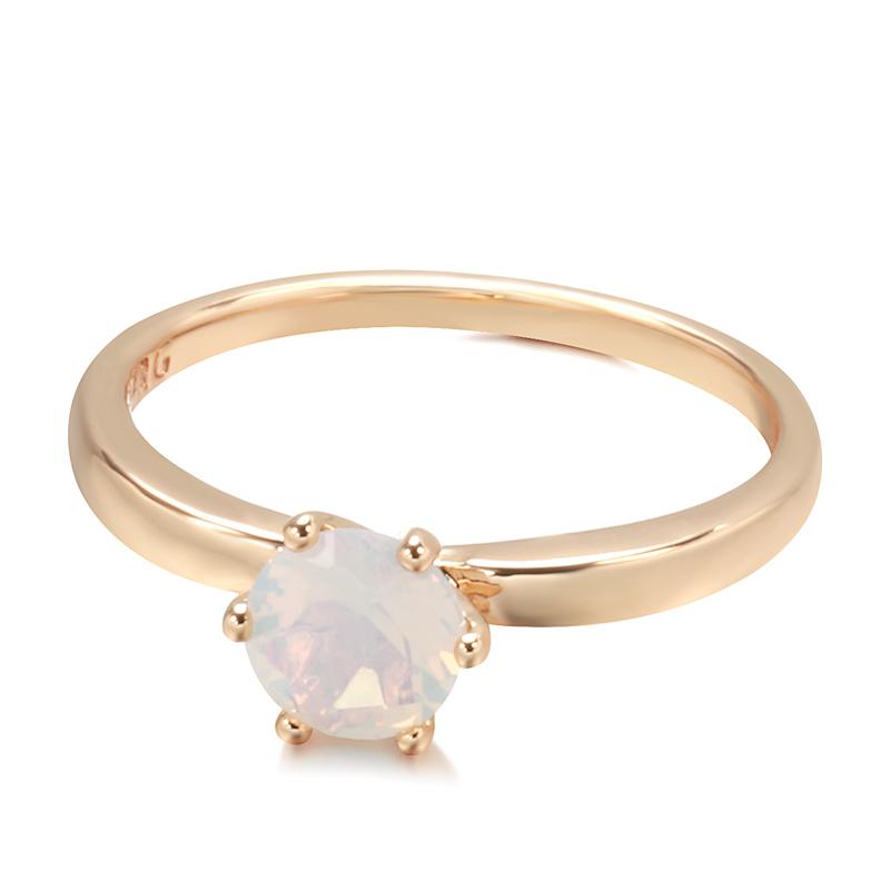 Kinel Simple Fashion Rose Gold Wedding Rings For Women