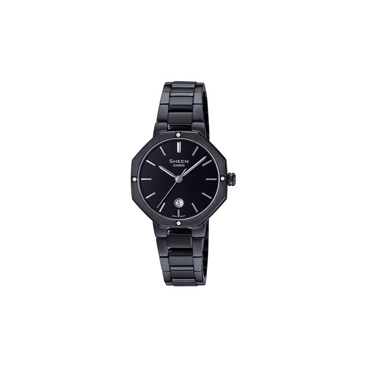 CASIO Women s SHEEN Black Watch SHE-4543BD-1AUPR-person Black Dial