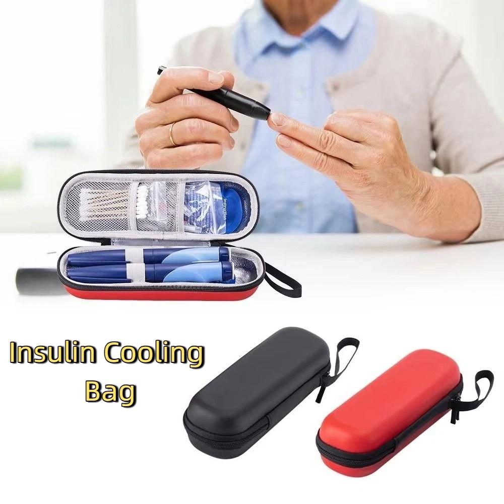 Dust-proof Insulin Vial Storage Case PU Insulin Vial Protector Pen Bag Insulin Storage Bag Travel