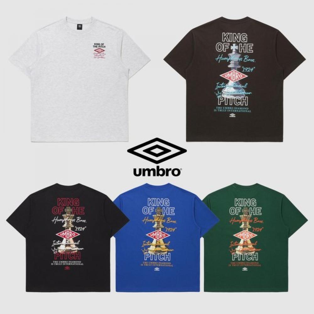 Umbro King Of The PiTch ShorT Sleeve T shirT Ur121crs24 blacks/90