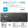 ELECOM Keyboard Wired Pantograph Compact Keyboard Black TK-FCP097BK
