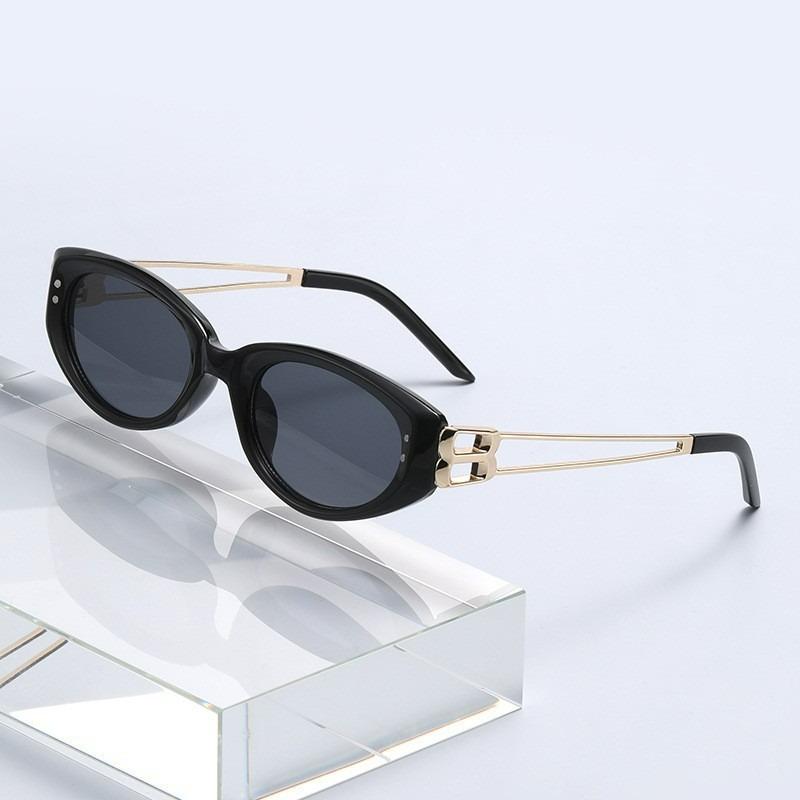 Cat Eye Sunglasses Kunst Casual Versatile Korean Version Women's Sunglasses Sunscreen Advanced Sense