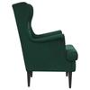 Armchair Dark Green Velvet