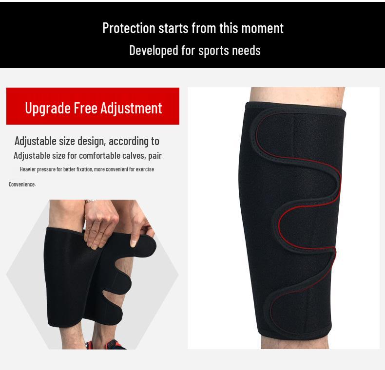 Adjustable Knee Brace and Calf Support for Outdoor Sports: Mountaineering, Cycling, Running, and Football