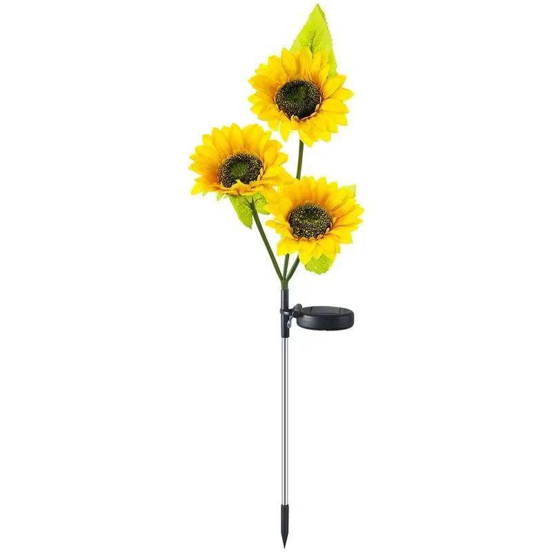 Sunflower Solar Waterproof Garden Stake Lights - Luminous Lawn and Landscape Flower Lights