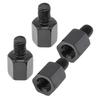 Motorcycle Mirror Conversion Adapter 4pcs Bike Mirror Adapter Screw Conversion Adapter M8/M10 Height Adjustment
