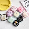Cartoon Mini Zipper Hard Headphone Holder Case Earphone Storage Bag Portable Earbuds Pouch Box Protective USB Cable Organizer