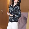 Spring Clothing Retro Jacket for Women Middle-aged Mother Spring and Autumn Jacket Cardigan Baseball Jacket