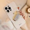 Rotating cute fruit and animal phone case suitable for iPhone 17, Apple 14 Pro Max, 13, 15, full protection