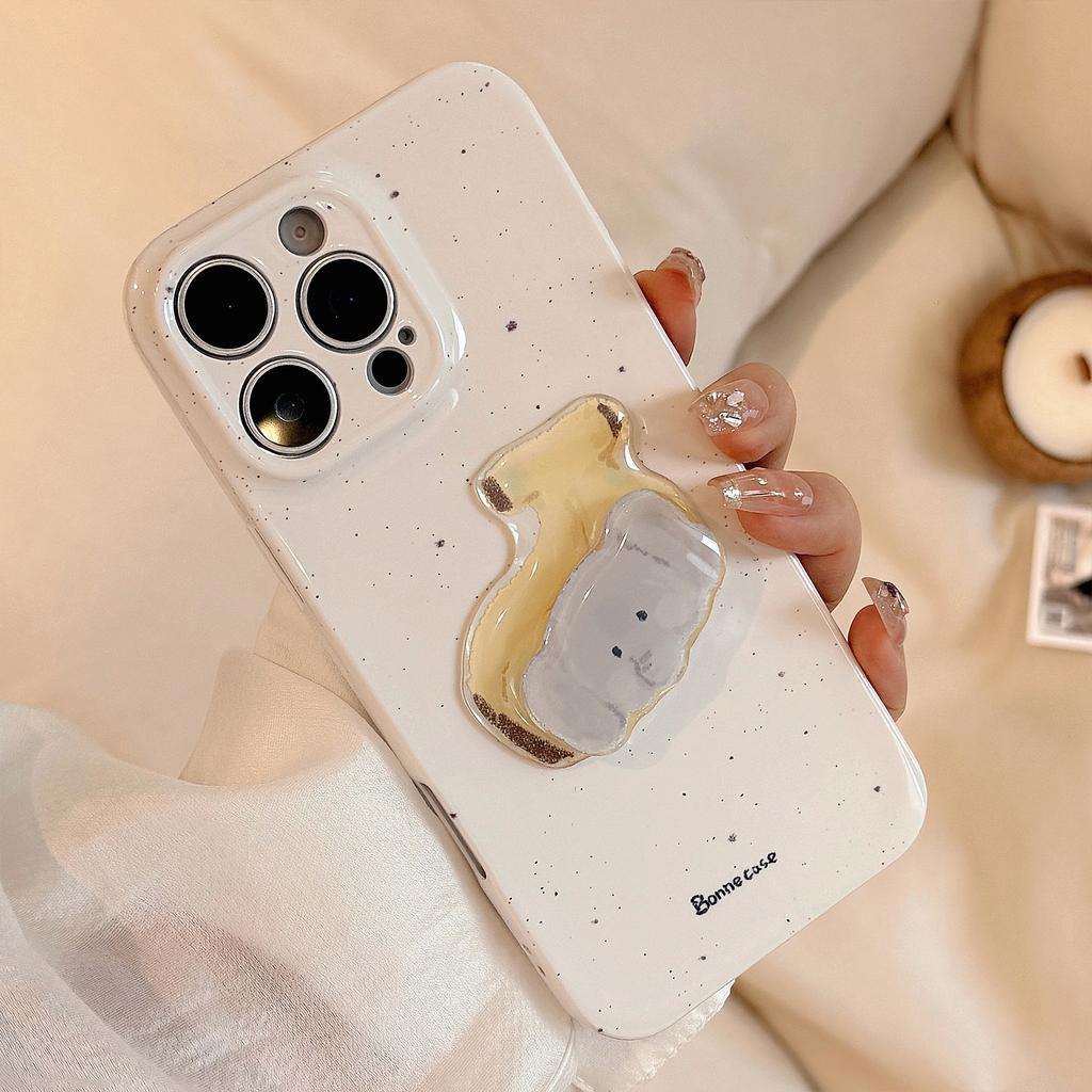 Rotating cute fruit and animal phone case suitable for iPhone 17, Apple 14 Pro Max, 13, 15, full protection