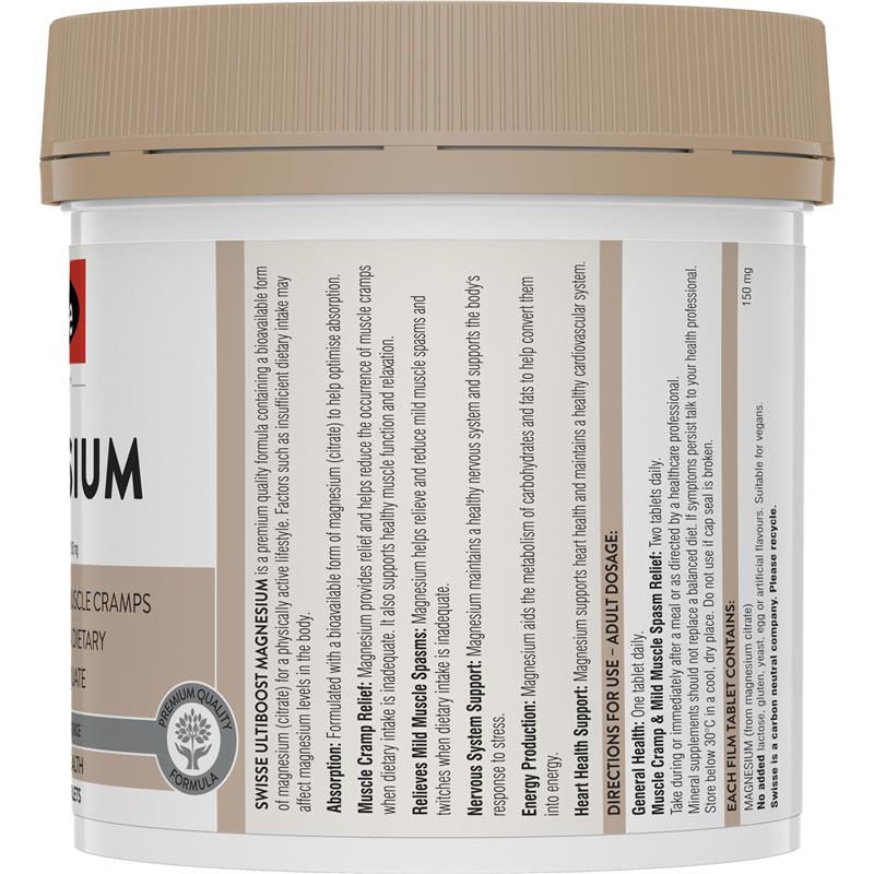 Swisse Magnesium 200 Tablets