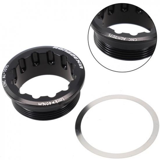 Freewheel Lock Cover Bike Bicycle Lock MTB Mountain Bike 12 Speed Bicycle Black