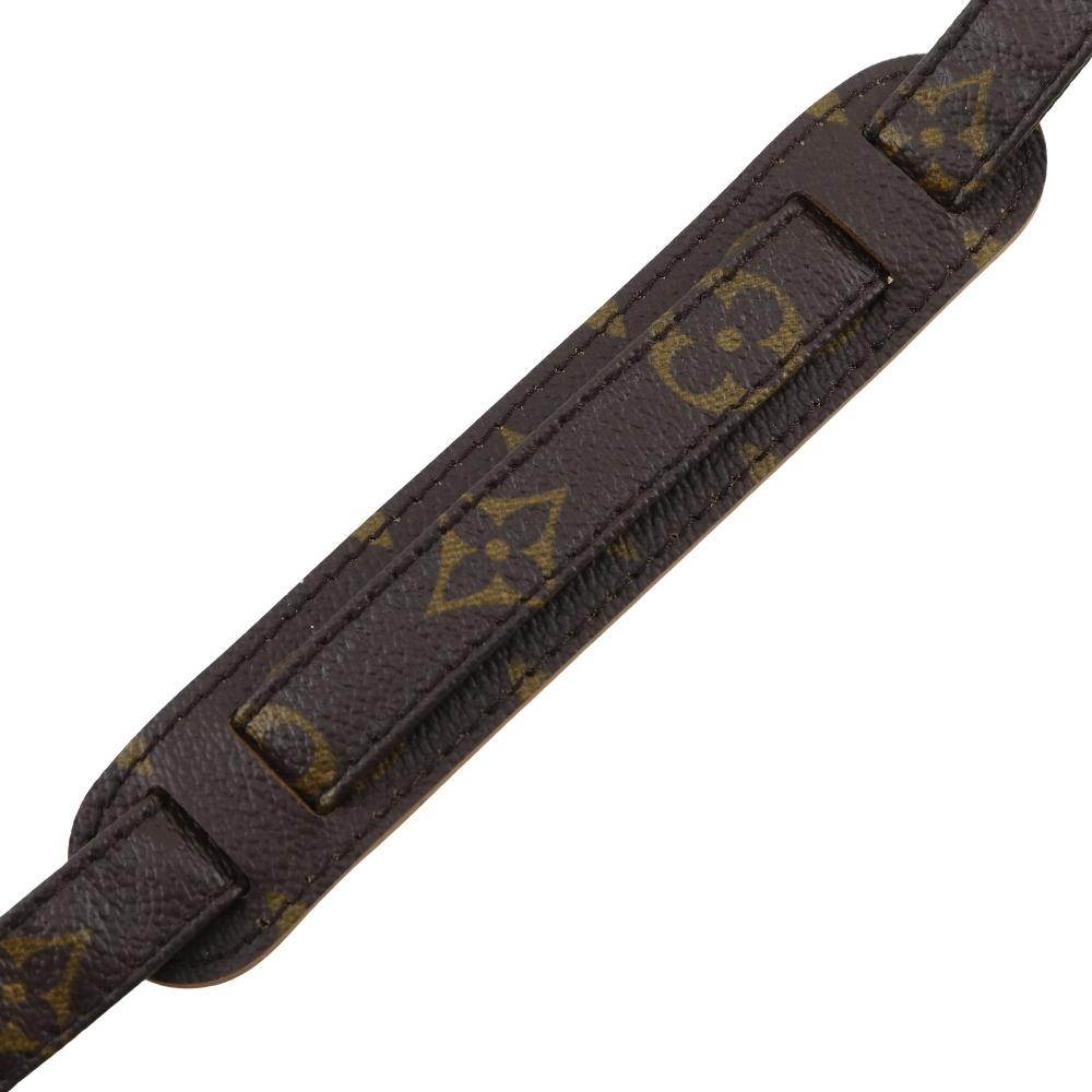 Louis Vuitton Shoulder Strap Brown Monogram Canvas Unisex Used