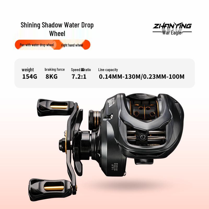 

Низкопрофильная катушка для бейткастинга Warhawk Shining Shadow, с защитой от обратного хода, двухметаллическая шпуля для дальнего заброса и универсальной ловли на приманку.
