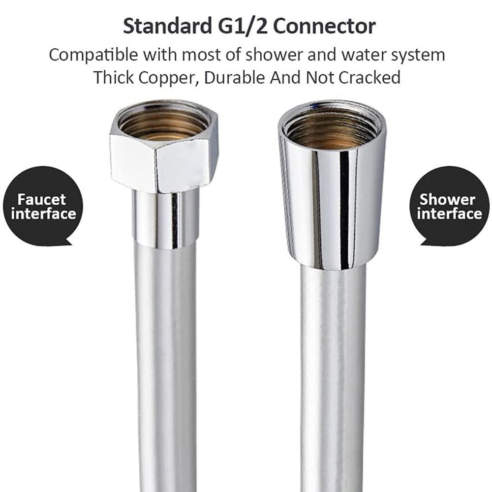 Explosion-proof Handheld Shower Head Hose Replacement Spray Water Pipe Faucet Hose  Toilet