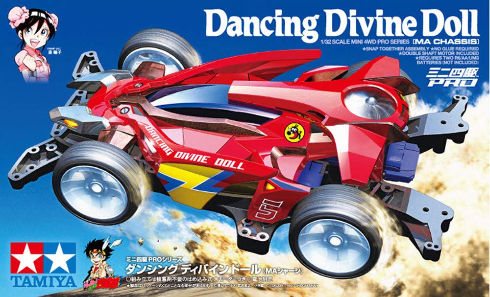 Tamiya Mini 4WD PRO Series No. 51 Tančící Divin' Panenka MA Šasi Plastikový Model 18651
