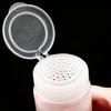 New Reusable Seasoning Shaker Bottle Translucent Flip Lid Seasoning Container Fine Hole Design Spice Jar