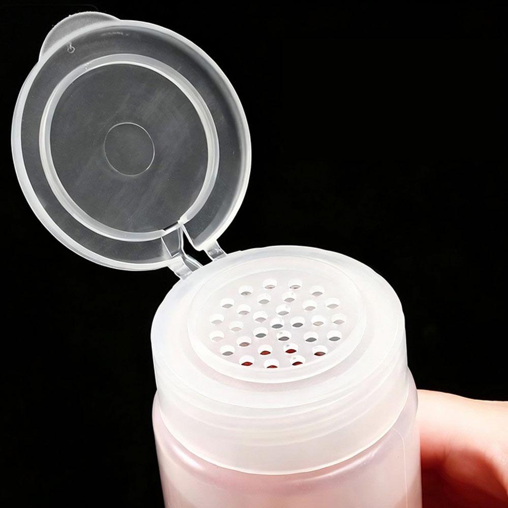 New Reusable Seasoning Shaker Bottle Translucent Flip Lid Seasoning Container Fine Hole Design Spice Jar
