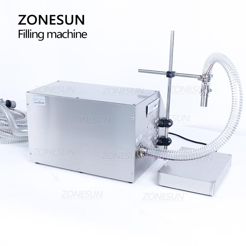 ZONESUN ZS-DP431W Halbautomatische Abfüllmaschine 35L/min Hochvolumen-Flüssigkeitsfüller für Saft Shampoo Waschmittel