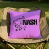 NNash Fishing logo Cushion Cover Soft Reversible Durable Pillow Cover MultiScene Use for Home Car Daily Comfort