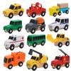 New Wooden Multifunctional Magnetic Car Scenery Car Toy For Kids Compatible with Thomas Wooden Train Track