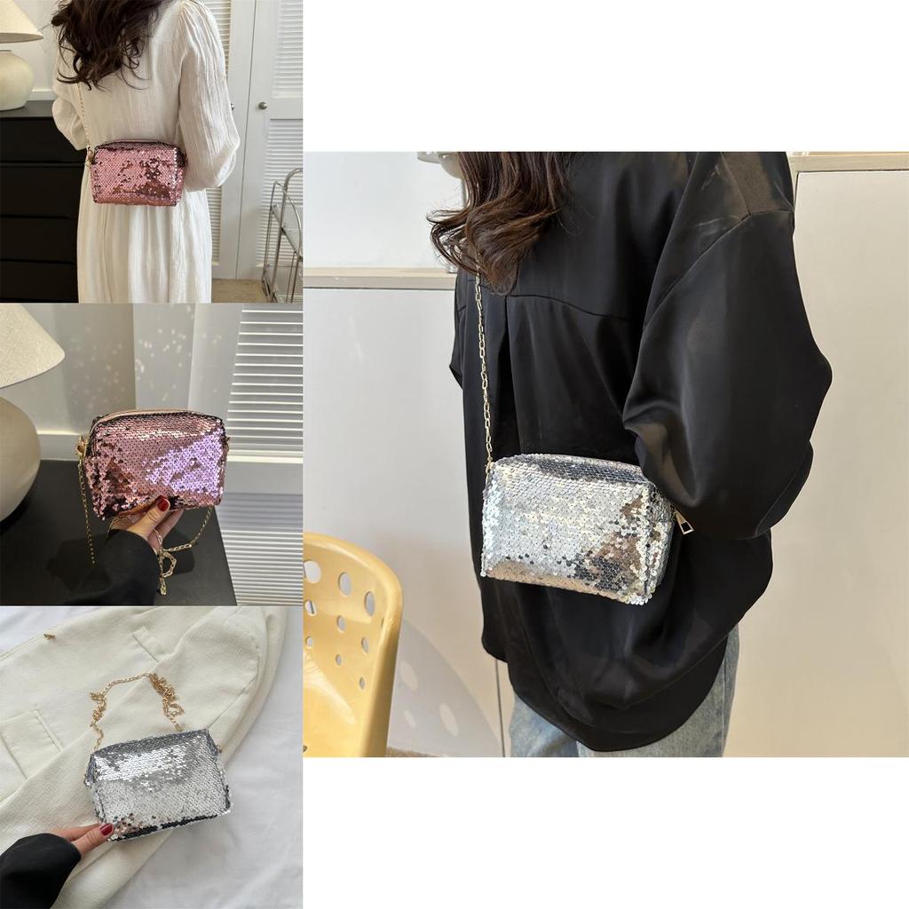 2023 New Chain Casual Shoulder Bag Fashion Simple Crossbody Bag Street Trendy Women's Bag