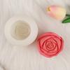DIY Handmade Soap Aromatherapy Candle Mold Rose Silicone Ice Hockey Moulds 3D Plaster Resin Silicone Molds Form for Candles Arts
