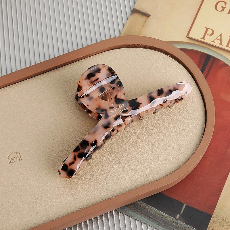 Acetic Acid Grab Clip Trendy Fine French High-End Sense Large Shark Clip Hair Volume Multi-Hair Grab Headgear Women