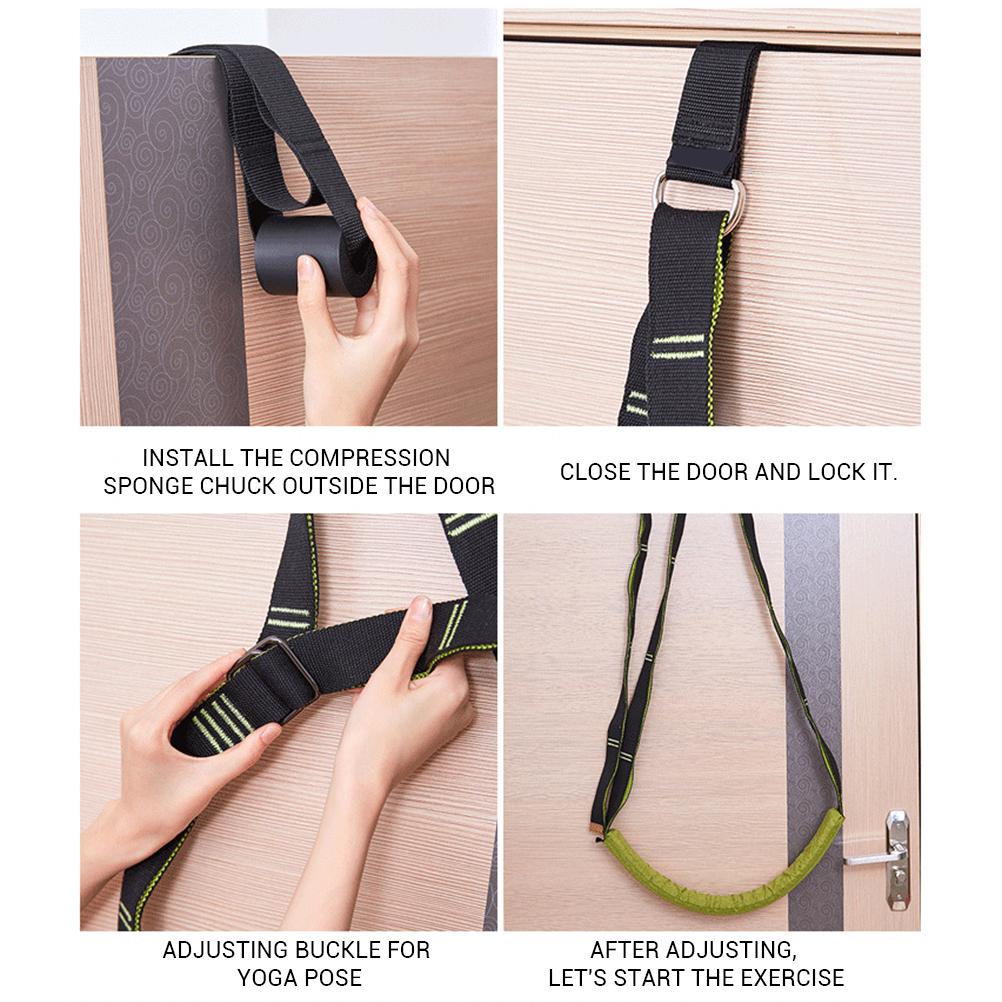 Home Fitness Stretch Rope Back Bend Belt Dance Lower Waist Training Back Bend Assist Trainer