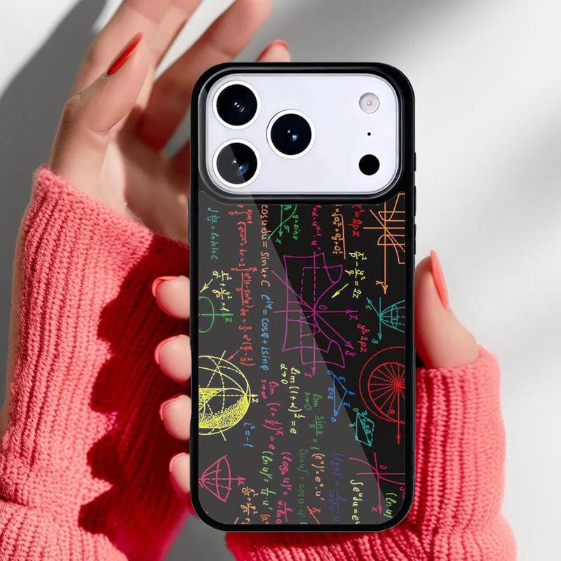 Funny Maths and Physics Design Phone Case for iPhone 17 16 15 14 13 Pro Max Back Cover for 12 11 Pro Coque