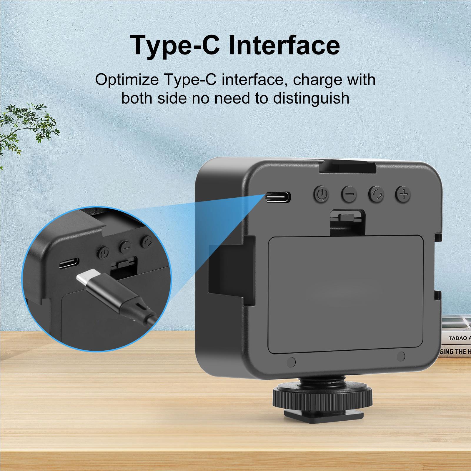 

LED Video Light Bi Color 2900 6500K Fill Lamp for Camera Bright Photo and Video Illuminating