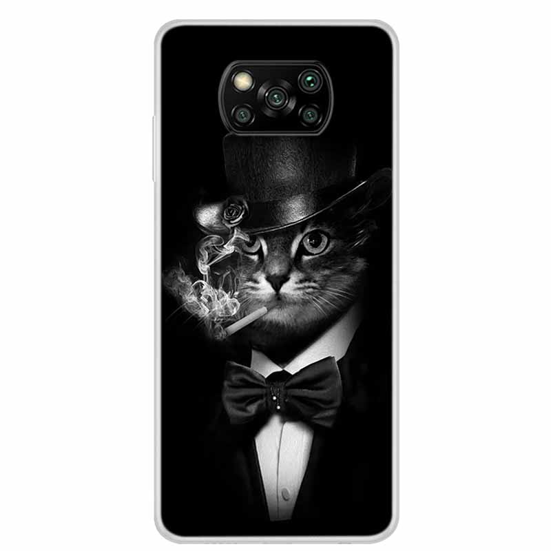 For Poco X3 Pro Case X3 NFC 6.67" Clear Marble Soft TPU Silicone Back Case for Xiaomi Poco X3 NFC Phone Covers Shockproof Fundas