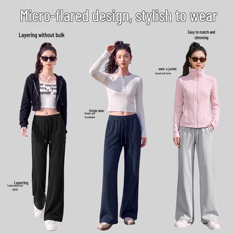 Baleno Women's Slim-Fit Flared Long Pants