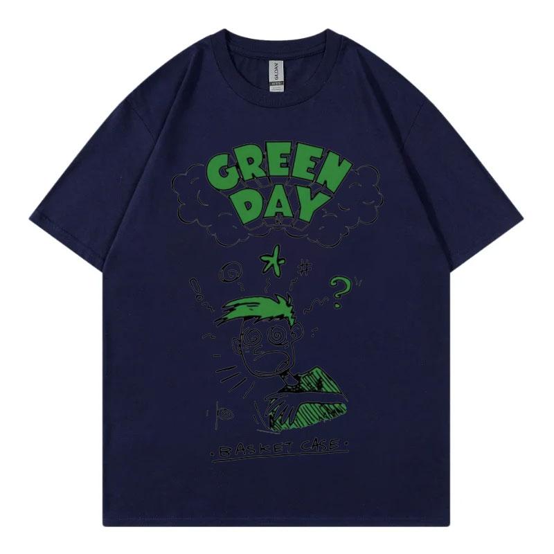 Punk Rock Band Green Day Merch Tshirts Concert Tour 2025 Fan Gift T Shirts Men Womem Clothing High Street Fashion Trend Tshirt