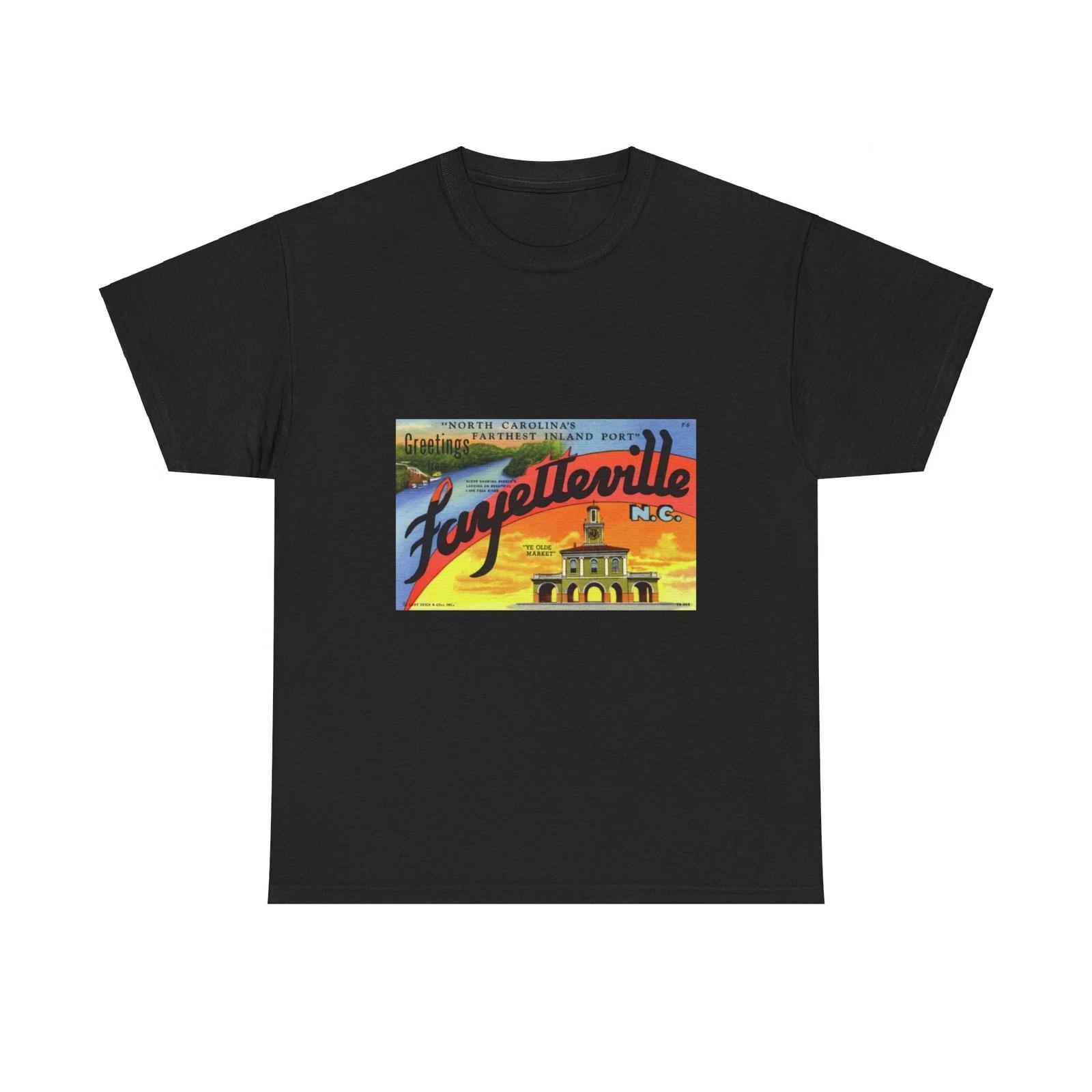 

Greetings from Fayetteville N C (Greeting Postcards) T shirt L