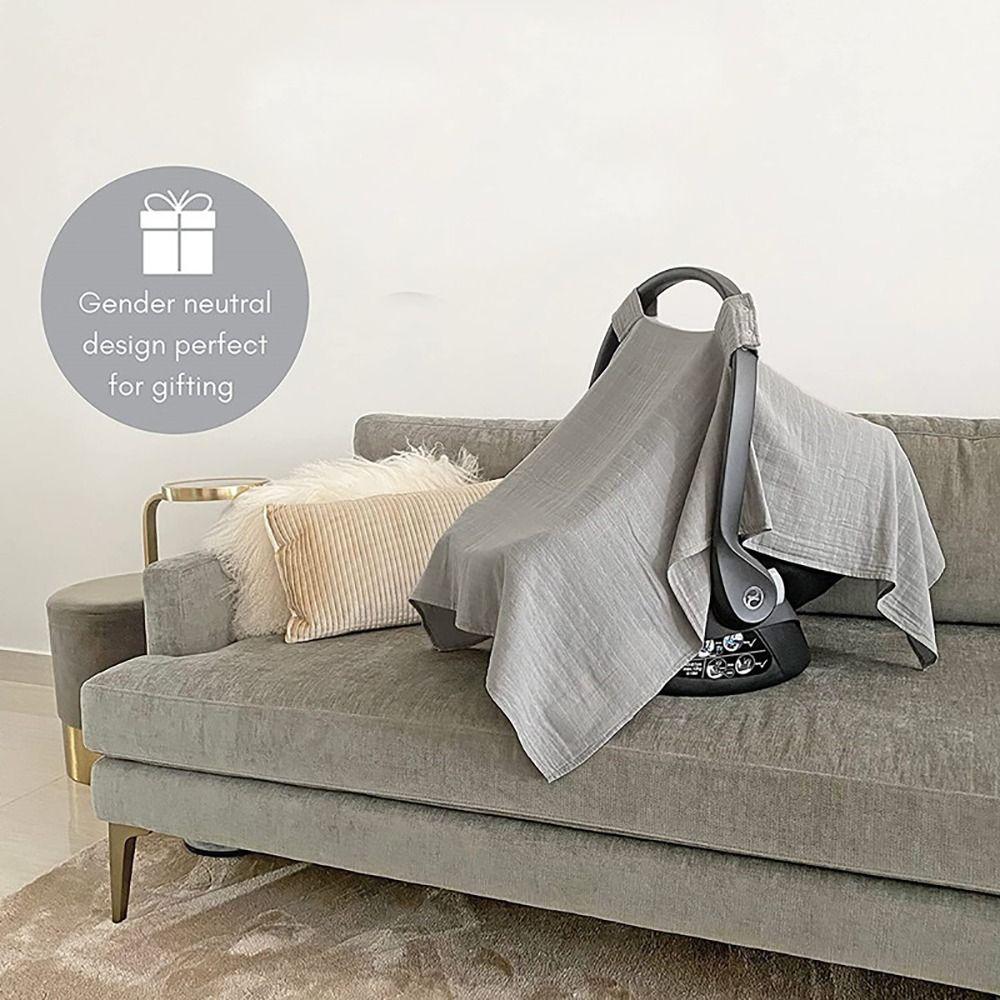 Breathable Canopy Cover Lightweight Baby Canopy Covers Replacement Breastfeeding Covers