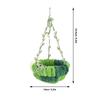 Bird Cage Hammock Parrot Hammock Bed Comfortable Soft Coral Fleece Hanging Bird Sleeping Nest for Cage Green Parrot Hammock Bed
