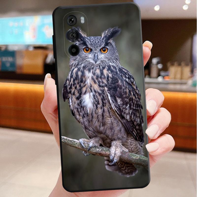 Phone Case For Motorola Edge 50 40 Pro 60 50 40 30 Ultra Neo Fusion Moto G Play G Stylus G Power G Owls Animal