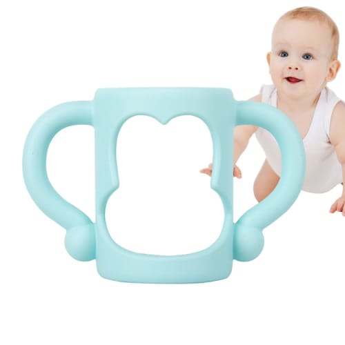 Sippy Bottle Handle - Silicone Sippy Cup Handle Grip | Bottle Handle for Baby Bottles, Straw Bottles, and Bottle Holders, Teach Your Baby to Hold the