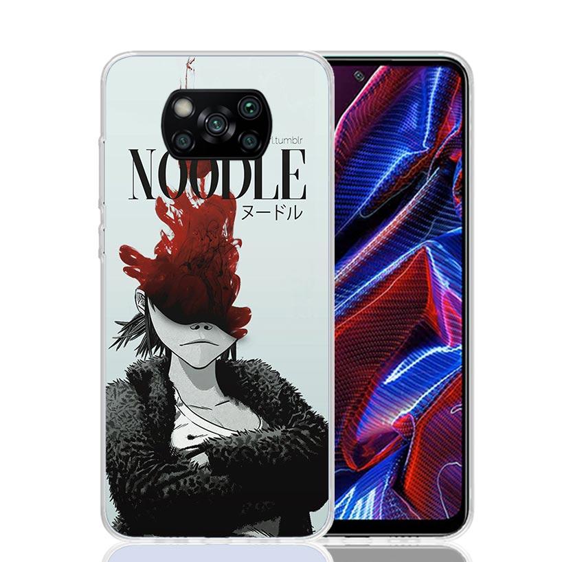 Gorillaz Anime Phone Case For Xiaomi Poco F7 Ultra X7 X6 Pro X5 Redmi 15 15C 13 13C 12 12C 10 10A 10C 9 9A 9C 9T Shell Poco X7 X