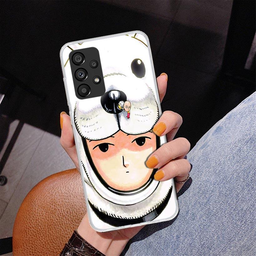 Anime One-Punch Man Phone Case For Samsung Galaxy A17 A16 A15 A14 A13 A57 A56 A55 A54 A53 A37 A36 A35 A34 A33 A26 A25 A24 A23 Ga