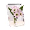 Modern Clear Acrylic Frame Flower Vase for Flowers - Decorative Art Vase for Home Desktops And Bookshelves