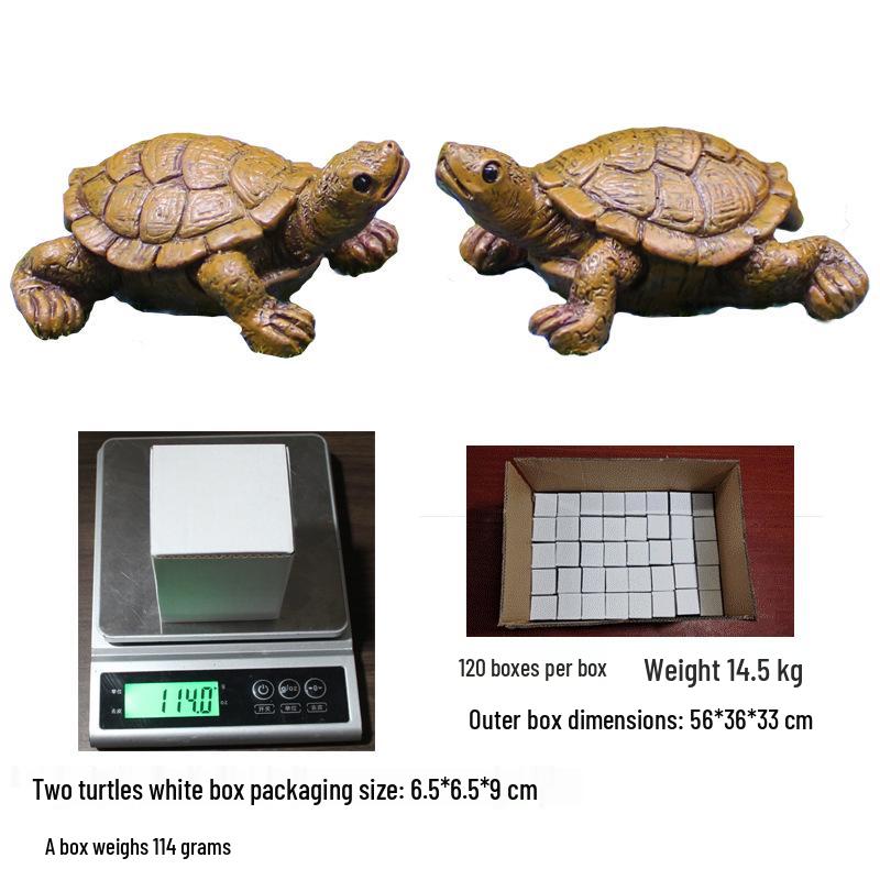 Mini Turtle Ornament: Rockery Bonsai for Fish Tank, Pond, or Courtyard Decoration