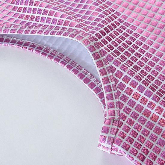 Men Club Vest O Neck Smooth Glossy Surface Check Sleeveless Slim Fit Soft Mid